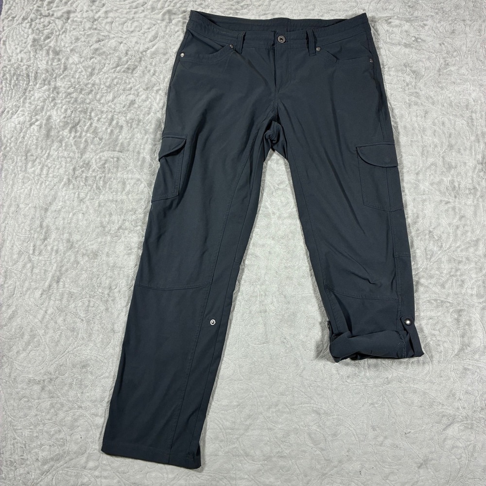 KUHL Womens Convertible Hiking Pants Freeflex Roll-Up Cargo Size 10 Short
